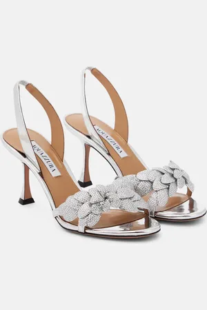 Aquazzura Slingback-Sandalen Galactic Flower 75