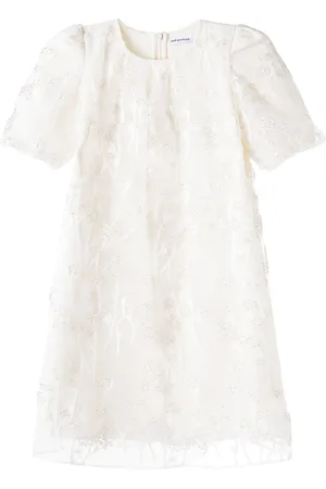 Self-Portrait Verziertes Kleid aus Tüll