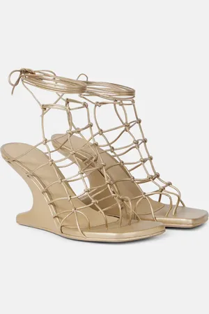 Rick Owens Wedges Web Cantilever aus Leder