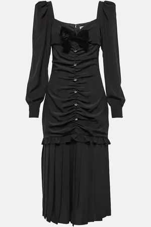 Alessandra Rich Midikleid aus Seide
