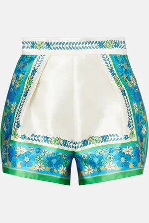 ALÉMAIS Alémais Bedruckte High-Rise Shorts Vivianna