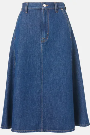 Gucci Midirock aus Denim
