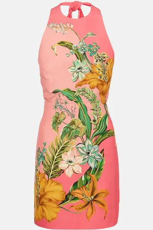 ALÉMAIS Alémais Bedrucktes Minikleid Anika aus Leinen