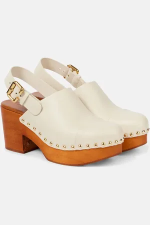 Chloé Chloé Clogs Jeannette aus Leder