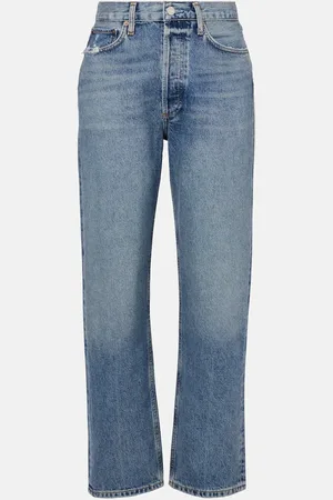 AGOLDE Mid-Rise Straight Jeans