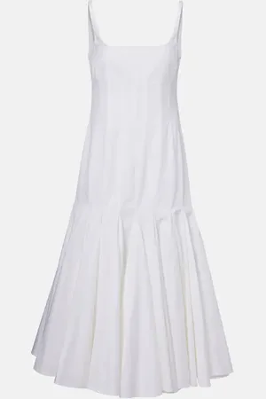 Jacquemus Midikleid Agave aus Baumwollpopeline