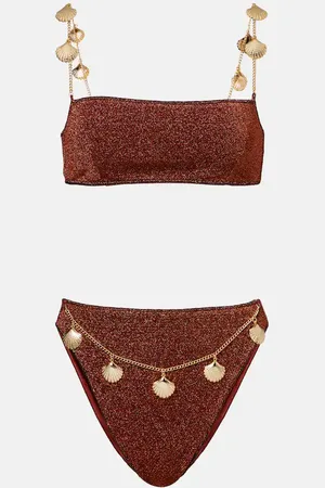 Oseree Oséree Verzierter Bikini Lumière Shells