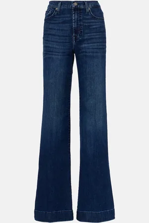 7 for all Mankind High-Rise Flared Jeans Modern Dojo
