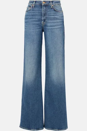 7 for all Mankind High-Rise Wide-Leg Jeans Lotta