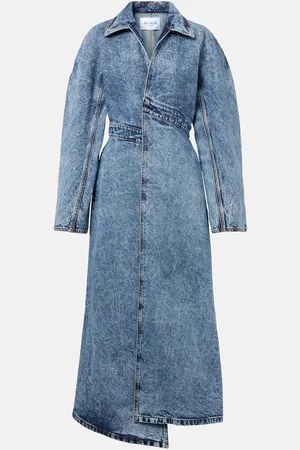 Alaïa Alaïa Mantel aus Denim