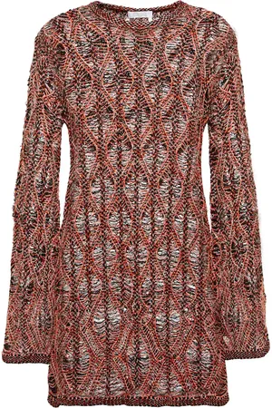 Chloé Chloé Minikleid aus Leinen und Seide