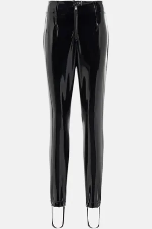 Alaïa Alaïa Hose aus Lederimitat