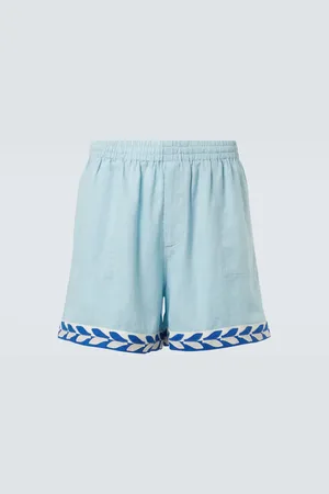 BODE Bermuda-Shorts Seedling Stripe aus Leinen