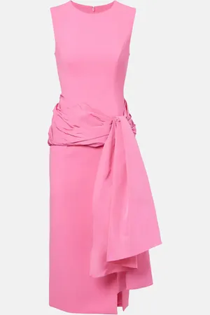 Carolina Herrera Cocktailkleid aus Crêpe mit Seide