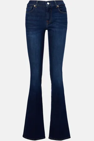 7 for all Mankind Mid-Rise Bootcut Jeans