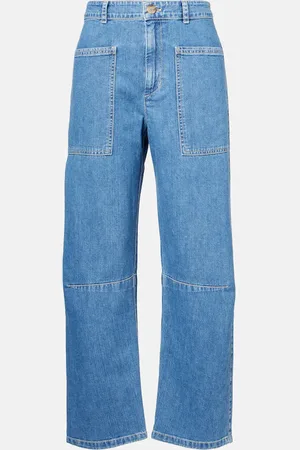 Velvet Cropped Barrel Jeans Farah