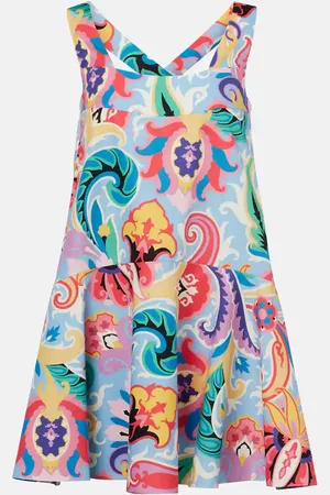 Etro Bedrucktes Minikleid aus Baumwolle