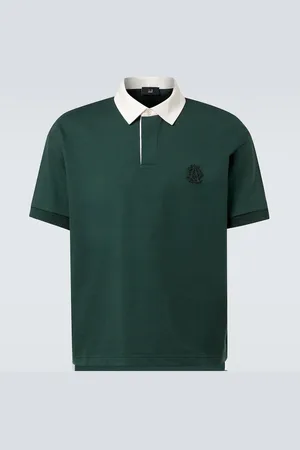 Dunhill Polohemd AD Cypher aus Baumwolle und Kaschmir