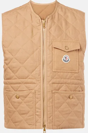 Moncler Weste Vigny aus Leinen
