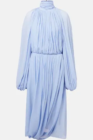 Stella McCartney Midikleid aus Seiden-Crepon