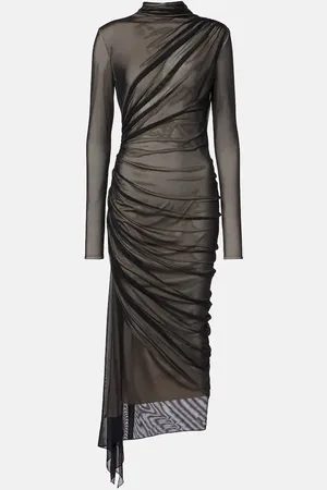 MUGLER Midikleid aus Mesh