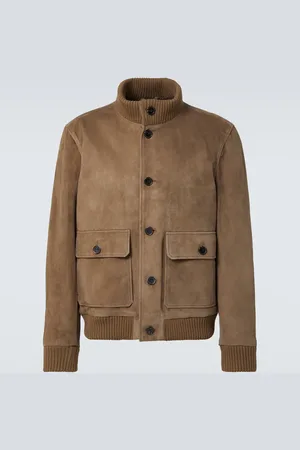 Frame Bomberjacke aus Veloursleder