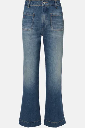 Victoria Beckham Cropped Flared Jeans Alina