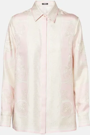 VERSACE Bluse La Coupe Des Dieux aus Seide