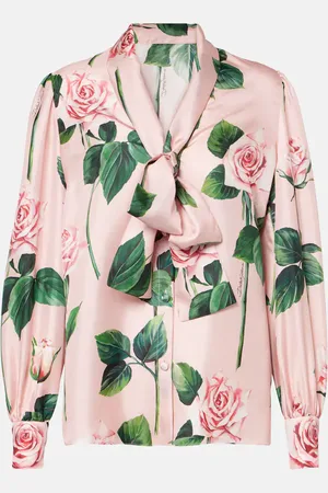 Dolce & Gabbana Bluse aus Seidensatin