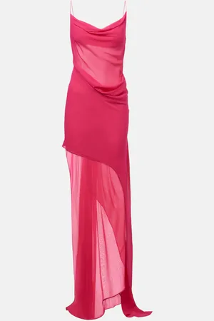 CHRISTOPHER ESBER Maxikleid aus Seiden-Georgette