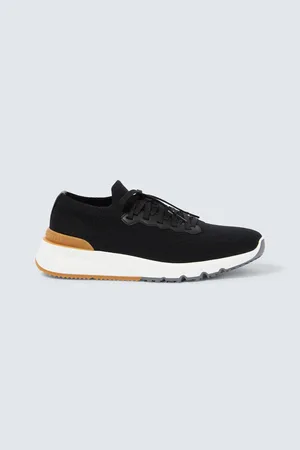 Brunello Cucinelli Sneakers mit Leder