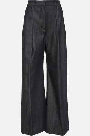Loro Piana Weite Hose Raydel aus Denim