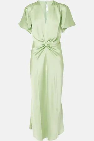 Victoria Beckham Midikleid aus Satin