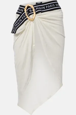 Balmain Pareo aus einem Baumwollgemisch