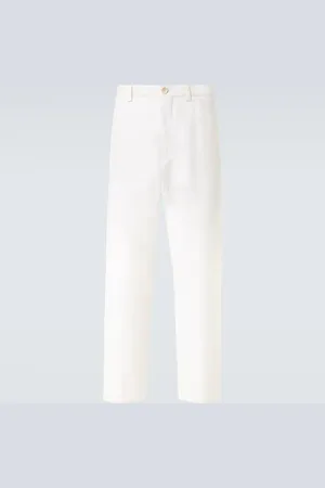 Brunello Cucinelli Chinohose aus Baumwolle und Leinen