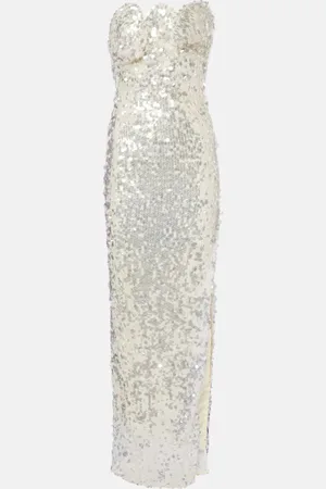 CHRISTOPHER ESBER Robe Opaline mit Pailletten