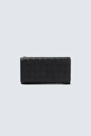 Bottega Veneta Portemonnaie Intrecciato aus Leder