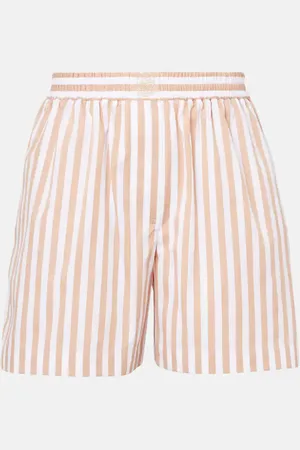Brunello Cucinelli Bermuda-Shorts aus Baumwolle und Seide