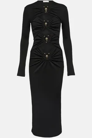 CHRISTOPHER ESBER Midikleid Pierced Orbit aus Jersey