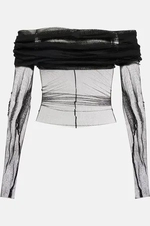 CHRISTOPHER ESBER Off-Shoulder-Top aus Seide