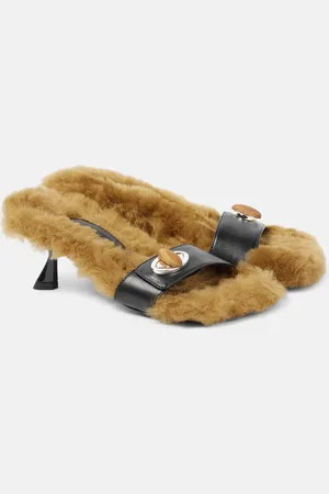 CHRISTOPHER ESBER Pantoletten Turnlock mit Shearling