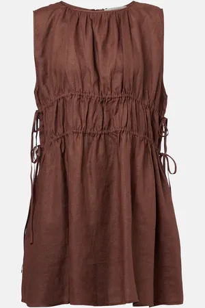 ASCENO Minikleid aus Leinen