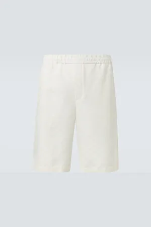 Gucci Shorts GG aus einem Leinengemisch
