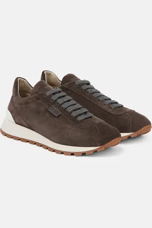 Brunello Cucinelli Sneakers Monili aus Veloursleder
