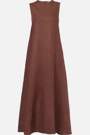 ASCENO Maxikleid Tallin aus Leinen