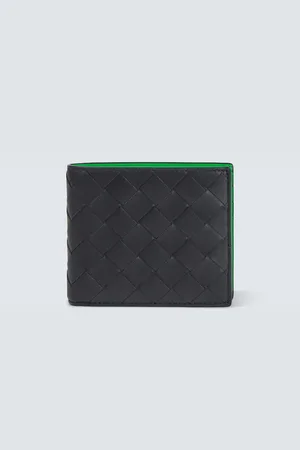 Bottega Veneta Portemonnaie Intrecciato aus Leder