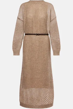Brunello Cucinelli Midikleid aus Strick