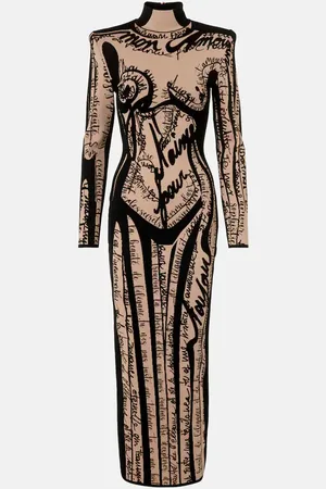 Balmain Maxikleid aus Strick