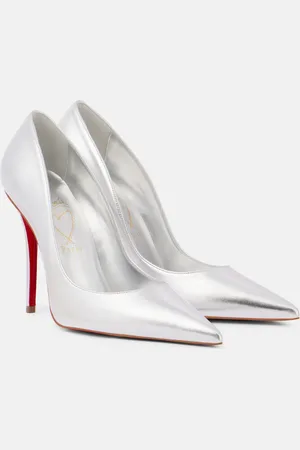 Christian Louboutin Pumps Miss Z 100 aus Metallic-Leder