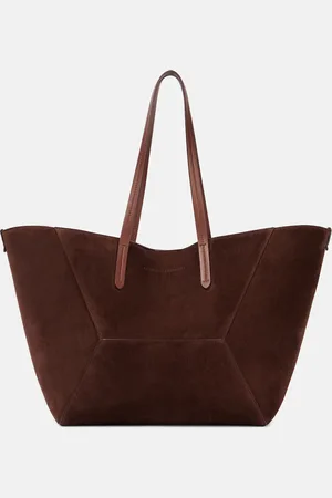 Brunello Cucinelli Tote BC Duo Large aus Veloursleder